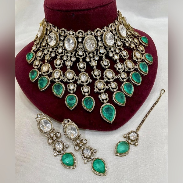 Meher polki Kundan set